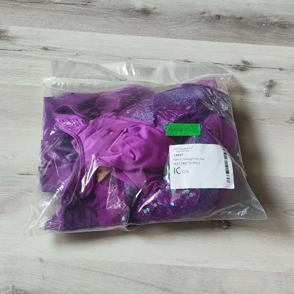 Weissman Dance Through The Day Electric purple size 7/8 New in packaging‎